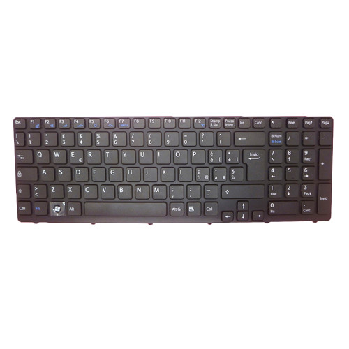 Laptop Keyboard For SONY For VAIO SVE15 SVE1511H4E SVE1511J1E SVE1511K1E SVE1511L1E SVE1511M1E SVE1511N1E SVE1511N1R SVE1511P1E Italy IT Black With Frame New