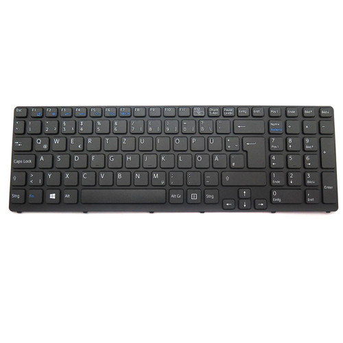 Laptop Keyboard For SONY For VAIO SVE151 SVE17 SVE1711A4E SVE1711B4E SVE1711C5E SVE1711F1E SVE1711G1E SVE1711G1R SVE1711H1E SVE1711J1E Germany GR Black With Frame New