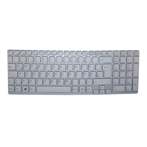 Laptop Keyboard For SONY For VAIO SVE151 SVE17 SVE1712A4E SVE1712B4E SVE1712C1E SVE1712C5E SVE1712E1R SVE1712E4E SVE1712F1E SVE1712H1E Germany GR White Without Frame New