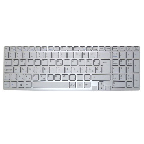 Laptop Keyboard For SONY For VAIO SVE151 SVE17 SVE1713J9E SVE1713K1E SVE1713K4E SVE1713L1E SVE1713L1R SVE1713L4E SVE1713M1E SVE1713M1R Hungary HU White With Frame New