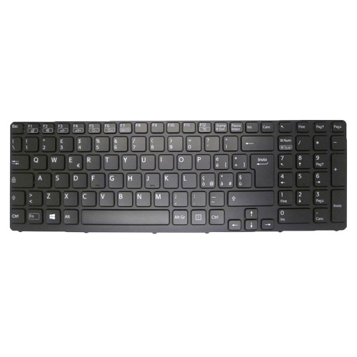 Laptop Keyboard For SONY For VAIO SVE151 SVE17 SVE1713F4E SVE1713G1E SVE1713G4E SVE1713H1E SVE1713H4E SVE1713I1E SVE1713I4E SVE1713J4E Italy IT Black With Backlit Frame New