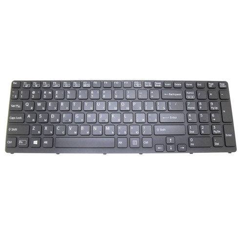 Laptop Keyboard For SONY For VAIO SVE151 SVE17 SVE1711T1E SVE1711T1R SVE1711V1E SVE1711V1R SVE1711W1E SVE1711X1E SVE1711Z1E SVE1711Z1R Russia RU Black With Backlit Frame New
