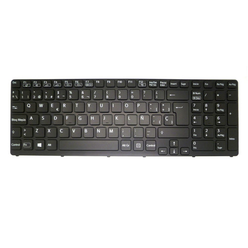 Laptop Keyboard For SONY For VAIO SVE151 SVE17 SVE1713W1R SVE1713X1E SVE1713X9R SVE1713Y1E SVE1713Y1R SVE1713Z1E SVE1713Z1R SVE171C4E SVE171D4E Spanish SP Black With Backlit Frame New