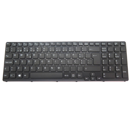 Laptop Keyboard For SONY For VAIO SVE151 SVE17 SVE1711T1E SVE1711T1R SVE1711V1E SVE1711V1R SVE1711W1E SVE1711X1E SVE1711Z1E SVE1711Z1R Portuguese PO Black With Backlit Frame New