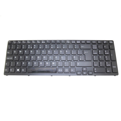 Laptop Keyboard For SONY For VAIO SVE151 SVE17 SVE1712A4E SVE1712B4E SVE1712C1E SVE1712C5E SVE1712E1R SVE1712E4E SVE1712F1E SVE1712H1E United Kingdom UK Black With Backlit Frame New
