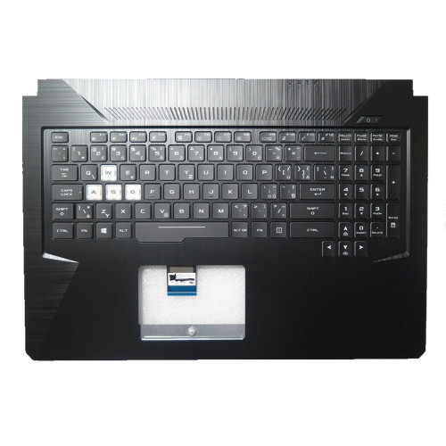 Laptop Palmrest&Keyboard For ASUS 90NR02A2-R31CS0 Black Top Case Czech CZ Slovak SK With Backlit Black Keyboard