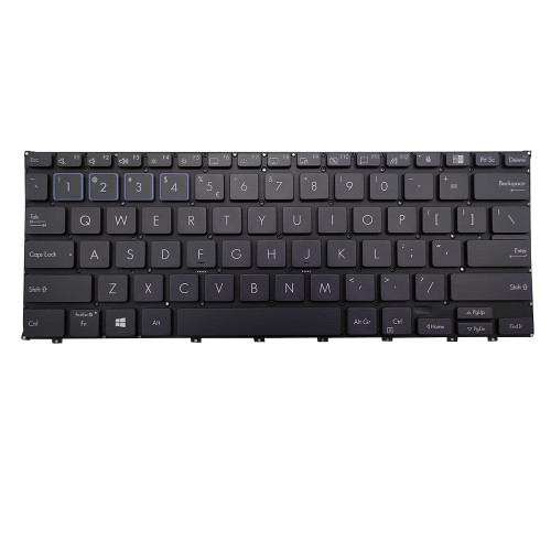 Laptop Keyboard For ASUS ExpertBook B7 Flip B7402 B7402F B7402FEA B7402FVA B7402FBA 9Z.NJYBU.901 0KNX0-162CUS00 Black United States US With Backlit