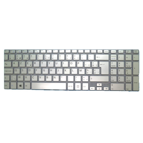 Laptop Keyboard For SONY For VAIO SVF15A SVF15A15ST SVF15A1A4E SVF15A1B4E SVF15A1C5E SVF15A1M2E SVF15A1S2E SVF15A1S2R SVF15A1S9R SVF15A1Z2E SVF15A1Z2R Belgium BE Silver New