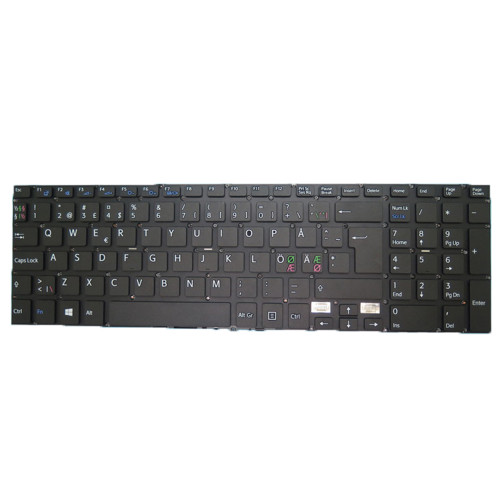 Laptop Keyboard For SONY For VAIO SVF15A SVF15A15ST SVF15A1A4E SVF15A1B4E SVF15A1C5E SVF15A1M2E SVF15A1S2E SVF15A1S2R SVF15A1S9R SVF15A1Z2E SVF15A1Z2R Nordic NE Black New