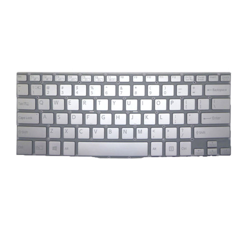 Laptop Keyboard For SONY For VAIO SVF13N SVF13N12CGS SVF13N17PXS SVF13N27PXS SVF13N13CXS SVF13N12SGS SVF13N15CLS SVF13N17PGS English US Silver Without Frame New