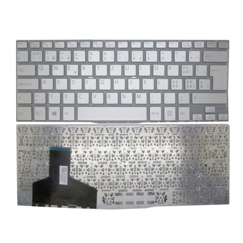 Laptop Keyboard For SONY For VAIO SVF13N SVF13N1A4E SVF13N1A4R SVF13N1C4E SVF13N1C4R SVF13N1C5E SVF13N1D4E SVF13N1D4R Swiss SW Silver Without Frame New