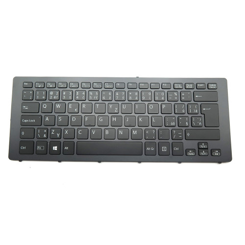 Laptop Keyboard For SONY For VAIO SVF15N SVF15N1M2R SVF15N1N2E SVF15N1S2E SVF15N1X2E SVF15N1X2R SVF15N1Y2E SVF15N1Z2E SVF15N1Z2R Czech CZ Black With Backlit Gray Frame New