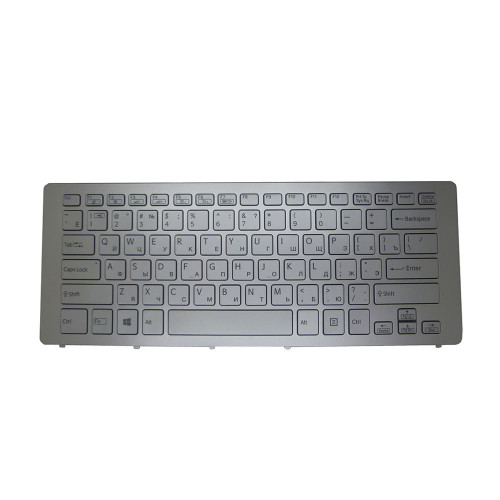 Laptop Keyboard For SONY For VAIO SVF15N SVF15N2D4R SVF15N2E2E SVF15N2E4R SVF15N2F4R SVF15N2G4R SVF15N2H4R SVF15N2I4R SVF15N2J4R SVF15N2Z2R Russia RU Silver With Backlit Frame New