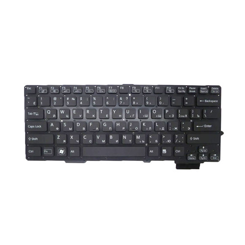 Laptop Keyboard For SONY For VAIO SVS13 SVS131 SVS1313N9E SVS1313P9E SVS1313R9E SVS1313S9E SVS1313V9R SVS1313X9R SVS13A1A4E SVS13A1C5E SVS1313B4E Russia RU Black New