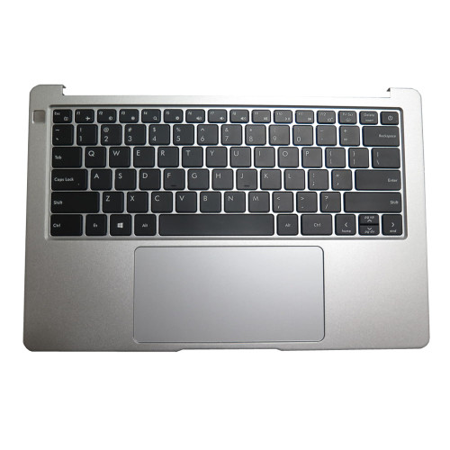 Laptop PalmRest&keyboard For AVITA Liber NS14A8 English US Upper Case With Backlit Touchpad Silver New
