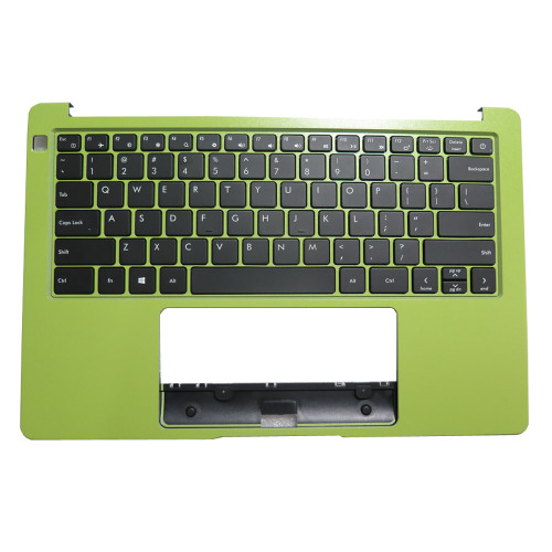 Laptop PalmRest&keyboard For AVITA Liber NS14A8 English US Upper Case With Backlit Green New