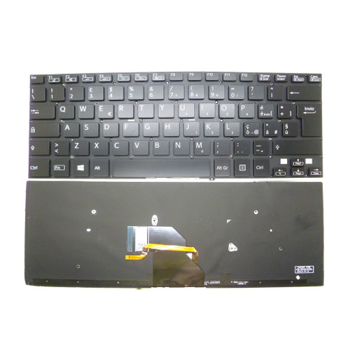 Laptop Keyboard For SONY For VAIO SVF14 SVF1421V1E SVF1421X1E SVF1421X2E SVF1421Z2E SVF1421TST SVF1421E4E Italy IT Black With Backlit New