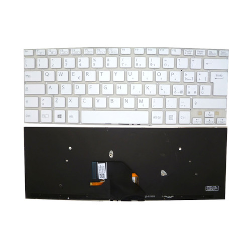 Laptop Keyboard For SONY For VAIO SVF14 SVF1421F4E SVF1421G4E SVF1421H4E SVF1421L1E SVF1421P2E SVF1421S1E Italy IT White With Backlit New
