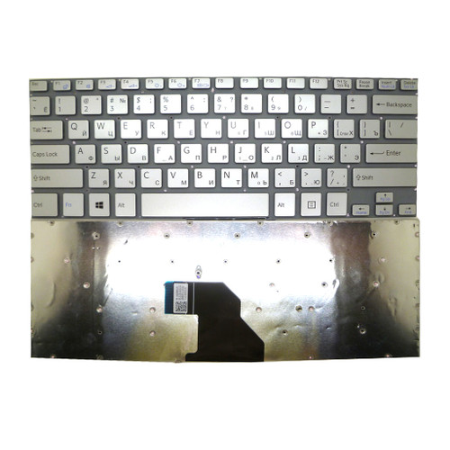 Laptop Keyboard For SONY For VAIO SVF14 SVF1421F4E SVF1421G4E SVF1421H4E SVF1421L1E SVF1421P2E SVF1421S1E Russia RU Silver New