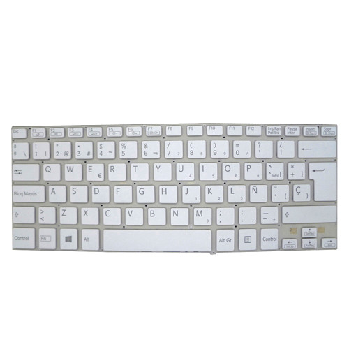 Laptop Keyboard For SONY For VAIO SVF14 SVF1421V1E SVF1421X1E SVF1421X2E SVF1421Z2E SVF1421TST SVF1421E4E Spanish SP White New