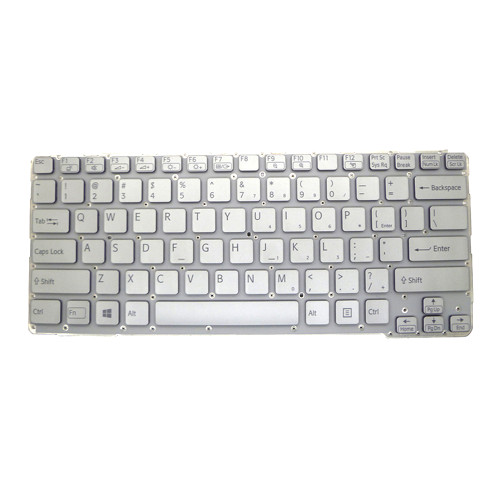 Laptop Keyboard For SONY For VAIO SVE14A SVE14A15FA SVE14A15FDS SVE14A15FG SVE14A15FN SVE14A15FXS SVE14A16FG SVE14A16FGS English US Silver New