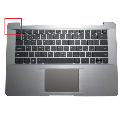 Laptop PalmRest&keyboard For AVITA Pura NS14A6 Arabia AR Upper Case With Touchpad Gray New