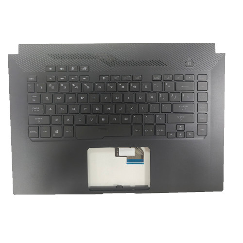 Laptop PalmRest&keyboard For ASUS 90NR0213-R31US0 Black Top Case Black United Kingdom UK QWERTY Backlit Keyboard