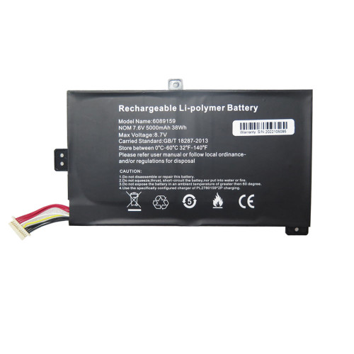 Laptop Battery For Hyundai 6089159 7.6V 5000mAh 11PIN 10Lines New