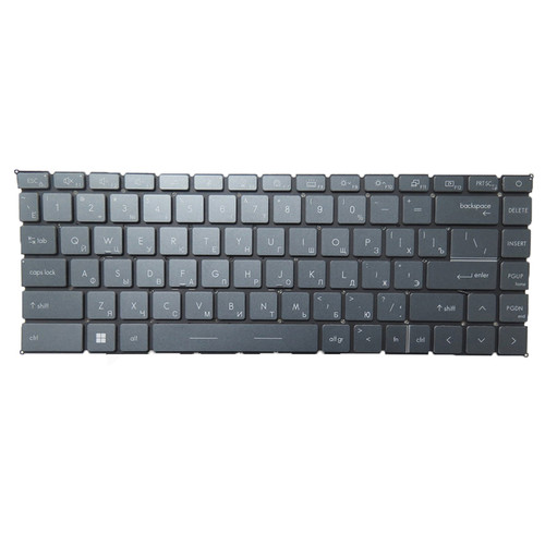 Laptop Backlit Replacement Keyboard For MSI Creator 15 A10UE A10UET A10UG A10UGT A10UH A10UHT MS-16V3 Russian RU Grey No Frame