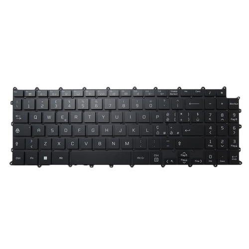 Laptop With Backlit Keyboard For LG 15Z95P 15Z95P-K 15Z95P-K.AAB6U1 AAS6U1 15Z95P-P 15Z95P-P.AAE8U1 ADB9U1 15Z95P-G 15Z95P-GA5LK AH54A6 Italy IT Black NO Frame