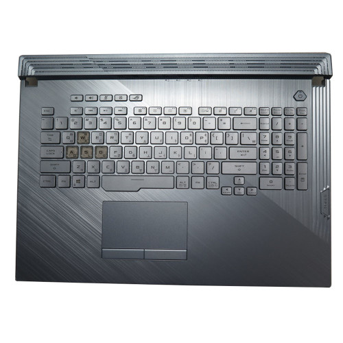 Laptop PalmRest&keyboard For ASUS V185062GS1 KR 13N1-9BA0N01 13NR01Q6AP0201 Ice Blue Top Case Korean KR Glacier Blue QWERTY Backlit keyboard with transparent keys