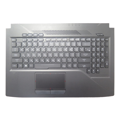 Laptop PalmRest&keyboard For ASUS V170162AS1 KR 0KN1-3G1KO11 0KNB0-661AKO00 V170162A US 13N1-3GA0301 01 13NB0G51AP0401 Black Top Case Black With RGB Backlit Korean KR QWERTY keyboard