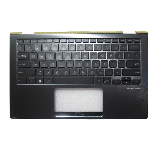 Laptop PalmRest&keyboard For ASUS NSK-WS0LN_C00 9Z.NFQ8U.101 0KN1-681US13 0KNB0-1626US00 Black Top Case United States US Black keyboard With Backlit