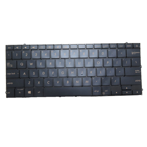 Laptop Keyboard For ASUS Zenbook S13 ASM17H13U4J528 0KNB0-2606UI00 0KN1-3V2UI12 INTERNATIONAL English UI Without frame With Backlit Blue