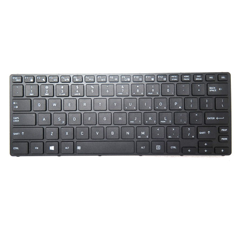 Laptop Keyboard For DynaBook Portege A30-E A30-E-102 A30-E-10N A30-E-127 A30-E-128 A30-E-12F A30-E-12Z A30-E-130 A30-E-131 A30-E-140 A30-E-149 A30-E-1ER English US Black With Frame New