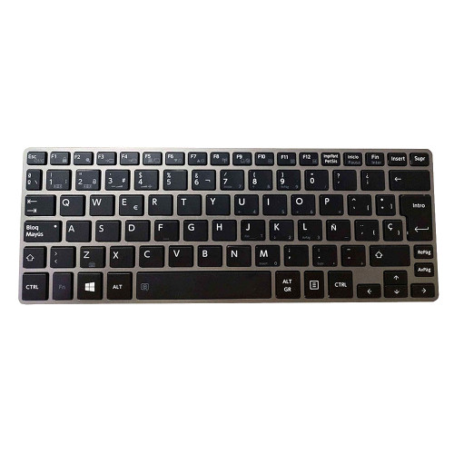 Laptop Keyboard For Toshiba Portege Z30-A Z30-A-124 Z30-A-13H Z30-A-140 Z30-A-143 Z30-A-146 Z30-A-163 Z30-A-16G Z30-A-16J Z30-A-16K English US Black With Gray Frame With Backlit Big Enter New
