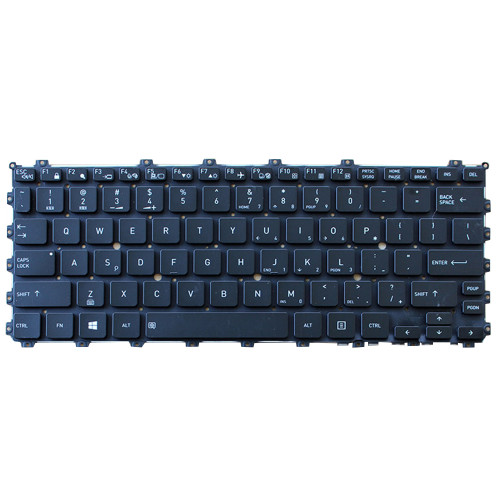 Laptop Keyboard For Dynabook Portege X30-G X30-G-119 X30-G-11C X30-G-11N X30-G-11P X30-G-125 X30-G-12N X30-G-13G X30-G-13H English US Black With Backlit Without Pointing New