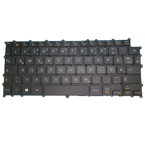 Laptop Backlit Keyboard For LG 13U70P 13U70P-G 13U70P-G.ARW5U1 13UD70P 13UD70P-GX30K GX50K GX70K German GR Black NO Frame