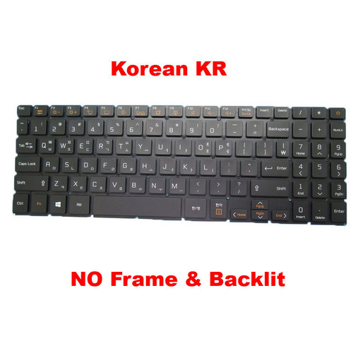 Laptop Backlit Keyboard For LG 15U70P 15U70P-P 15UD70P 15U70P-J 15U70P-P.AAE8U P.AAS8U1 15UD70P-PX50K PX70K Korean KR Black Without Frame