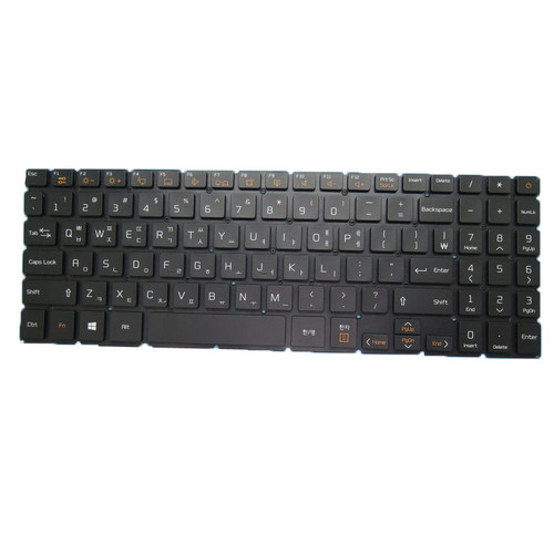 Laptop Backlit Keyboard For LG 15U70N 15U70N-J 15U70N-J.AA78B 15U70N-PR56K 15U70N-PA70K 15U70N-PP50ML 15U70N-FR5HK Korean KR Black Without Frame (Backlight film wrinkles)