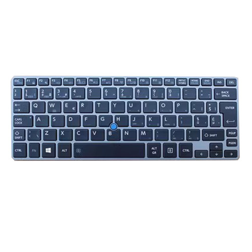 Laptop Keyboard For Toshiba Portege Z30-B PT251C-05H012 PT251C-06K012 PT251C-06L012 PT253C-018019Belgium BE Black With Gray Frame With Backlit&Pointing New