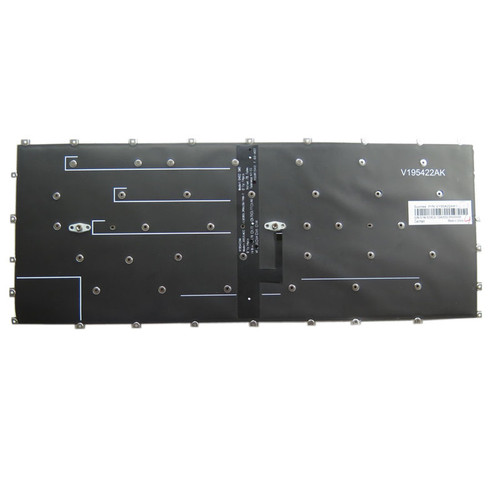 Laptop Backlit Keyboard For MSI Summit E13 Flip Evo 11th MS-13P2 Summit E13 Flip A11MT Summit E13 Flip Evo A11MT MS13P2 French FR Black No Frame