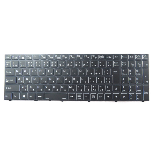 Laptop Keyboard For Iiyama LEVEL-15FX161-i7-RAPX LEVEL-15FX161-i7-RAPX-K LEVEL-15FX161-i7-RASX LEVEL-15FX161-i7-RASX-Cold NP50PNP Japanese JP JA Black With Backlit New