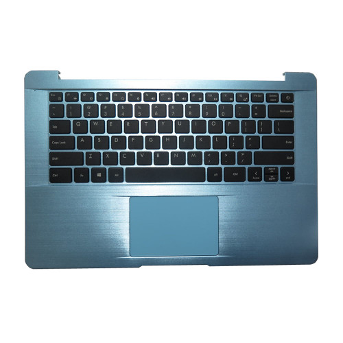 Laptop PalmRest&keyboard DK284-1 038-DK285USWW011 English US Upper Case With Touchpad Blue New