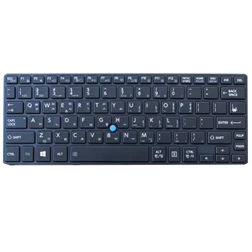 Laptop Keyboard For Toshiba Portege WT20-C PT16CU Korea KR Black With Backlit&Pointing New