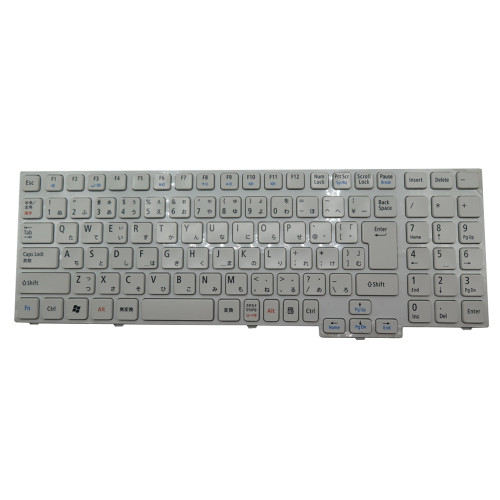 Laptop Keyboard For NEC VersaPro VJ22L/L-D VJ22LL-D PC-VJ22LLZCD PC-VJ22LLZND PC-VJ22LLNT2GLD PC-VJ22LLNCFTVD Japanese JP JA White With Frame New