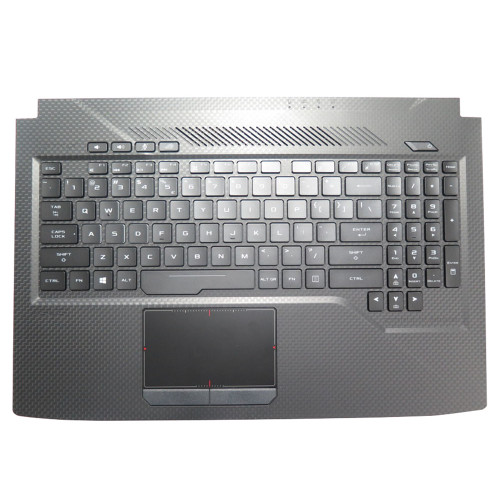 Laptop PalmRest&keyboard For ASUS V170162A US HF-B IRI-1 V170162AS1 US 0KN1-3G1UI11 0KNB0-661AUI00 V170162A US 13N1-3GA0301 01 13NB0G51AP0401 Black Top Case Black With Backlit United States US QWERTY keyboard