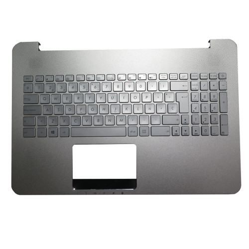 Laptop PalmRest&keyboard For ASUS 13NB09P1M020 NSK-UPTBU 9Z.N8BBU.T0S 0KNB0-662JSP00 0KN0-SU1SP13 Silver Top Case Spanish SP With Backlit keyboard