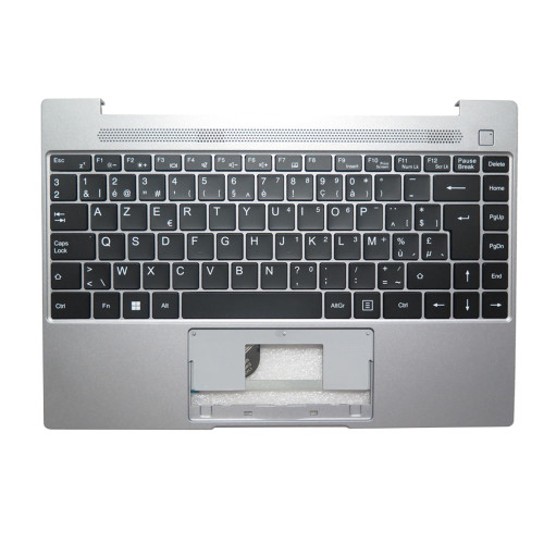 Laptop PalmRest&keyboard For MEDION AKOYA E13204 MD64020 Silver Top Cover Black Belgium BE keyboard