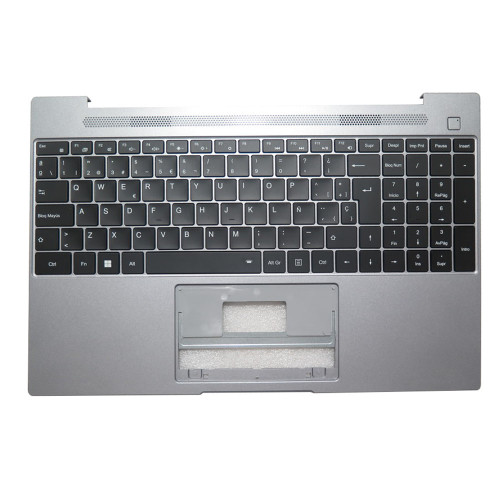 Laptop PalmRest&keyboard For MEDION AKOYA E15408 MD63690 MD63765 Silver Top Case Black Spanish SP With Backlit